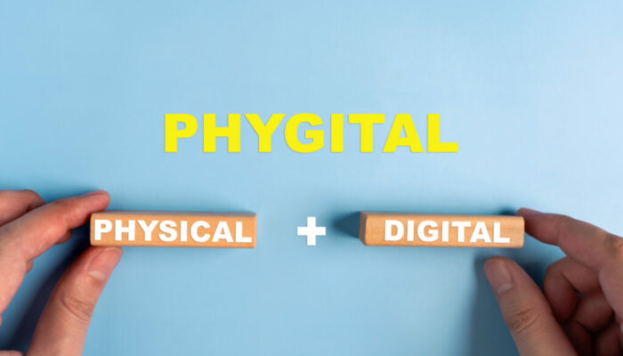 Phygital marketing involves merging tangible physical and the digital physical and digital experiences.